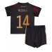 Německo Jamal Musiala #14 Dětské Oblečení Venkovní Dres MS 2022 Krátkým Rukávem (+ trenýrky)